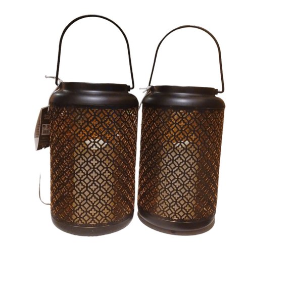 REAL LIVING LED METAL LANTERN - Picture 1 of 3